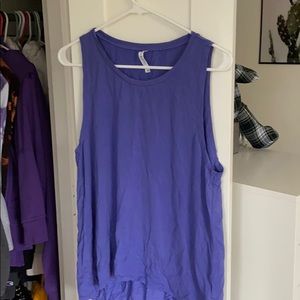 Fabletics purple workout tank